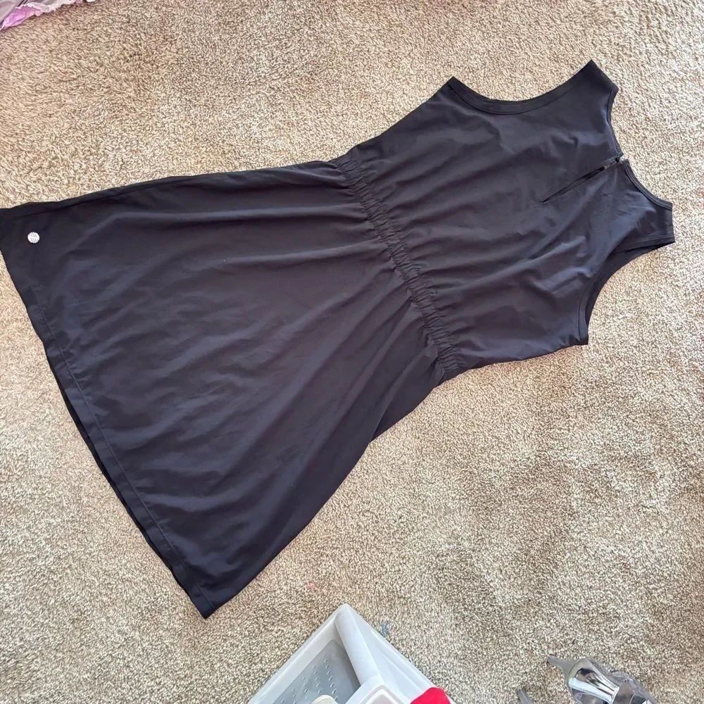 NEW Zella In Flight Utility Dress in Black Size Small - Picture 3 of 7